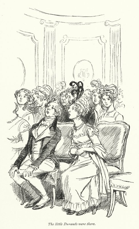 Illustratie voor Persuasion door Jane Austen (litho) door Hugh Thomson