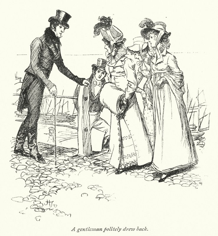 Illustratie voor Persuasion door Jane Austen door Hugh Thomson