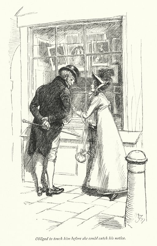 Illustratie voor Persuasion door Jane Austen door Hugh Thomson