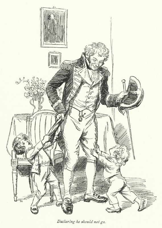 Illustratie voor Persuasion door Jane Austen door Hugh Thomson