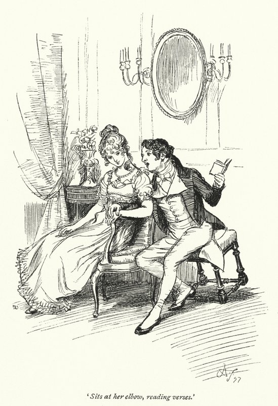 Illustratie voor Persuasion door Jane Austen door Hugh Thomson