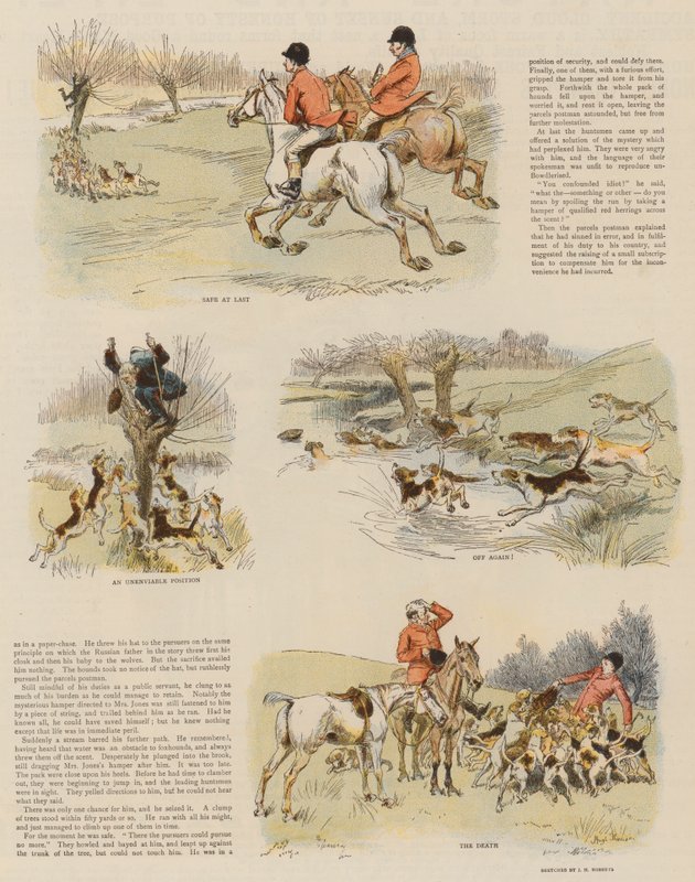 Rode haringen per postpakket door Hugh Thomson