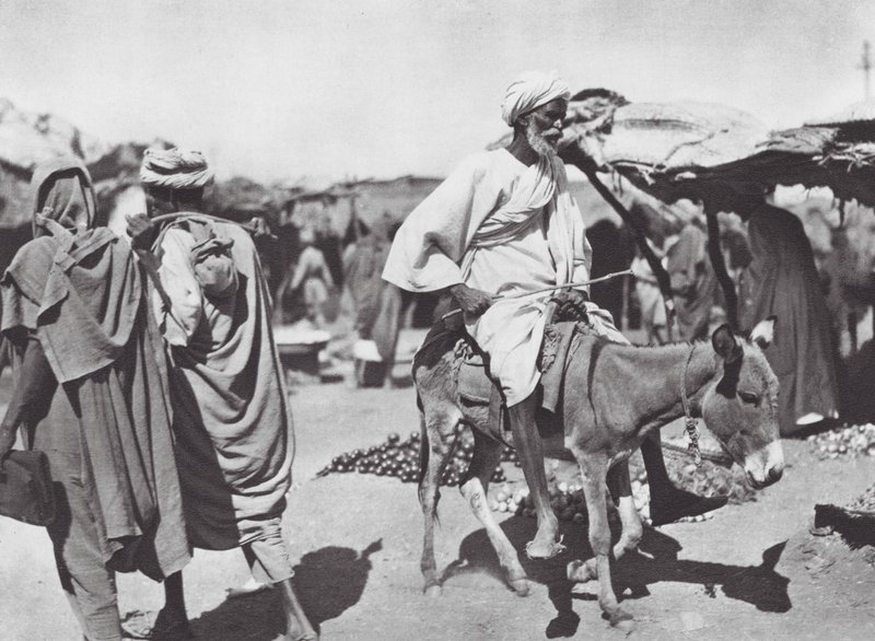 Afrika: Fruitmarkt in Omdurman door Hugo Adolf Bernatzik