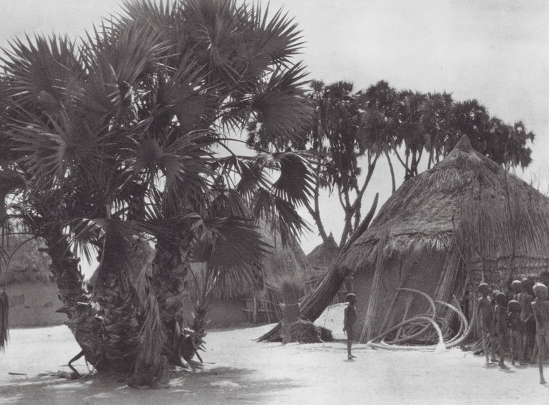 Afrika: Shilluk dorp aan de Witte Nijl door Hugo Adolf Bernatzik