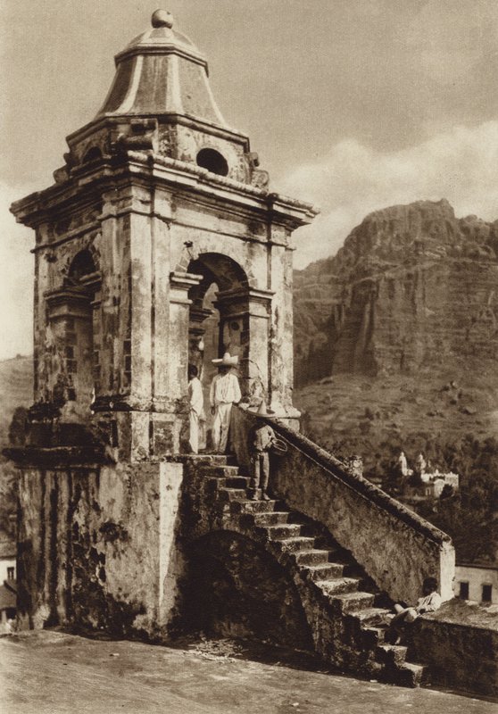 Mexico: Taxco (z/w foto) door Hugo Brehme