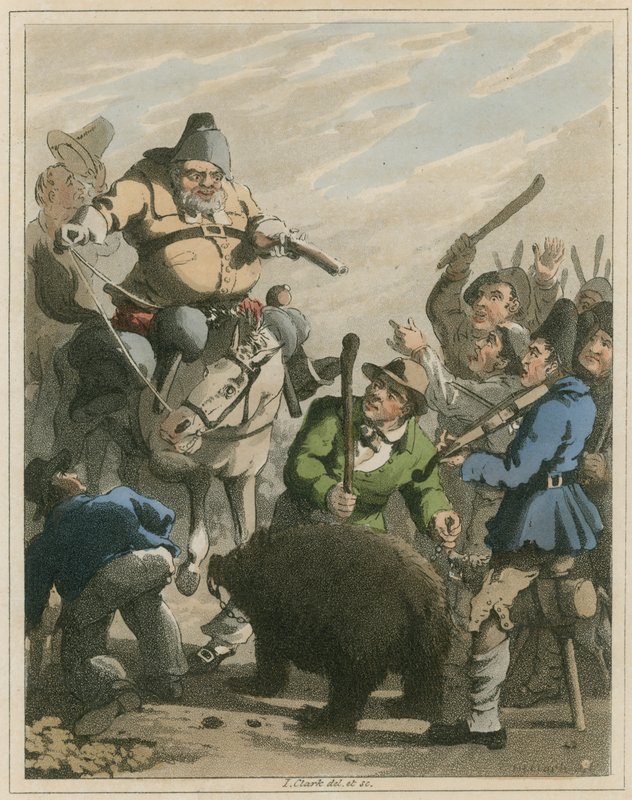 Illustratie uit Hudibras door Samuel Butler door I Clark