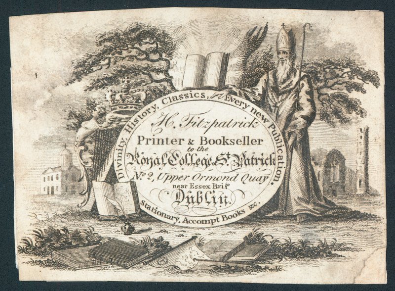 H Fitzpatrick, drukker & boekverkoper van het Royal College of Saint Patrick door Irish School
