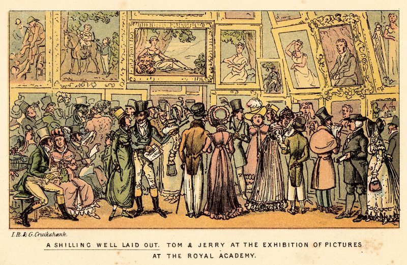 Een shilling goed besteed door Isaac, Robert and George Cruikshank