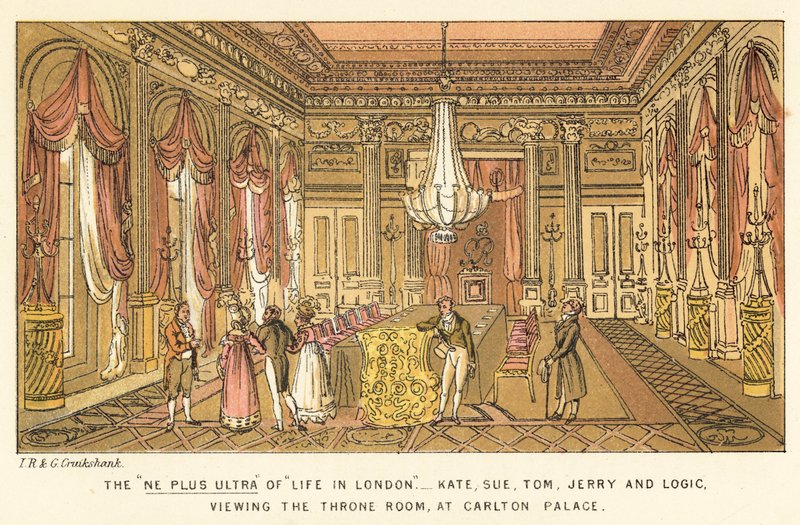 Het Ne Plus Ultra van het leven in Londen door Isaac, Robert and George Cruikshank