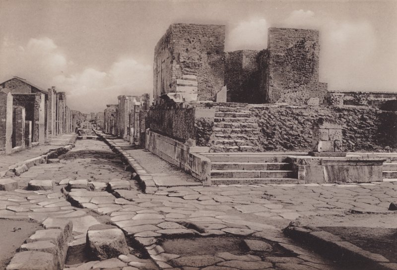 Empio Della Fortuna, Tempel van Fortuna door Italian Photographer