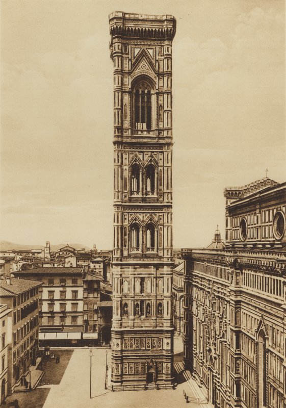 Florence: Kathedraal, De Klokkentoren, Giotto door Italian Photographer