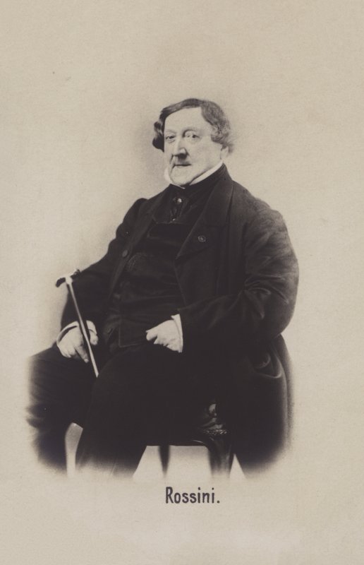 Gioachino Rossini, Italiaanse componist door Italian Photographer