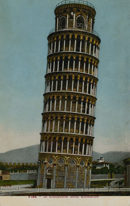 De scheve toren van Pisa door Italian Photographer