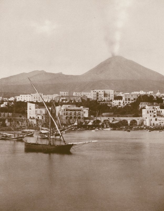 Torre Del Greco, Panorama en Vesuvius door Italian Photographer