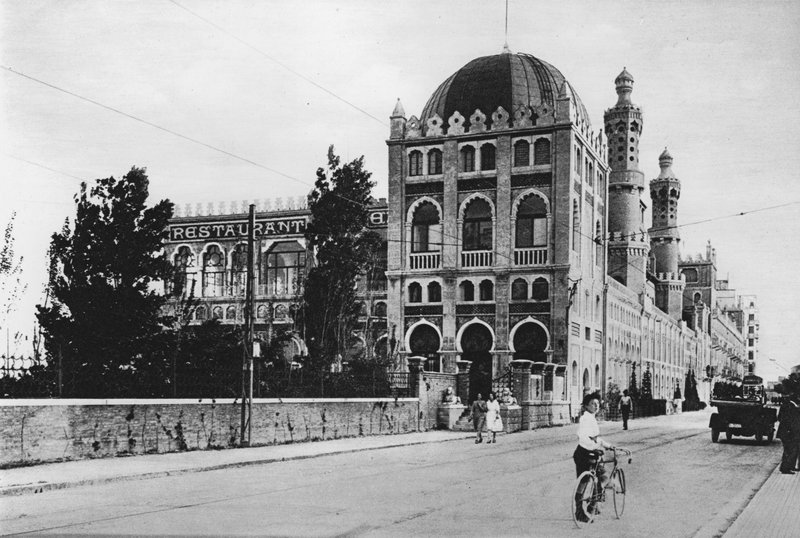 Venetië, Lido, Grand Hotel Excelsior door Italian Photographer
