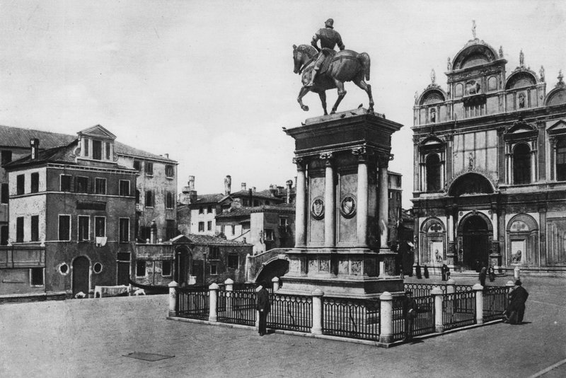 Venetië, Monument voor Colleoni door Italian Photographer