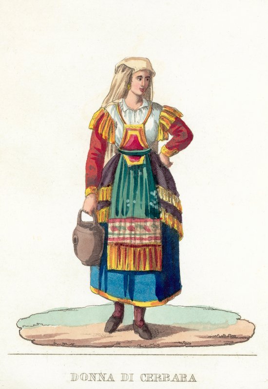 Donna Di Cerbara door Italian School