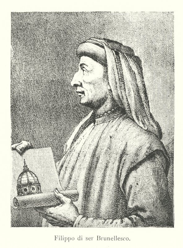Filippo di ser Brunelleschi door Italian School