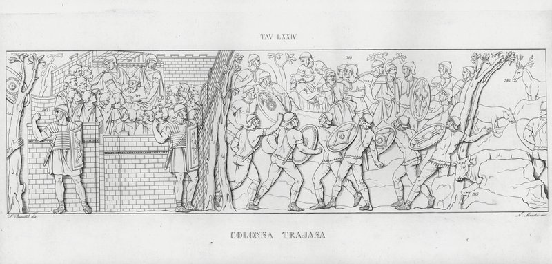 La Colonna Trajana, Trajanus