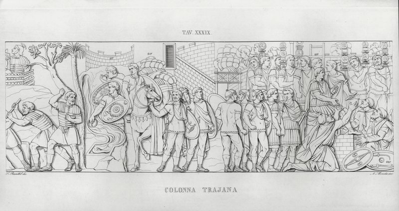La Colonna Trajana, Trajanus
