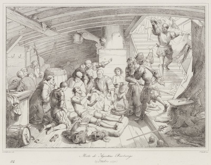 Dood van Agostino Barbarigo door Italian School