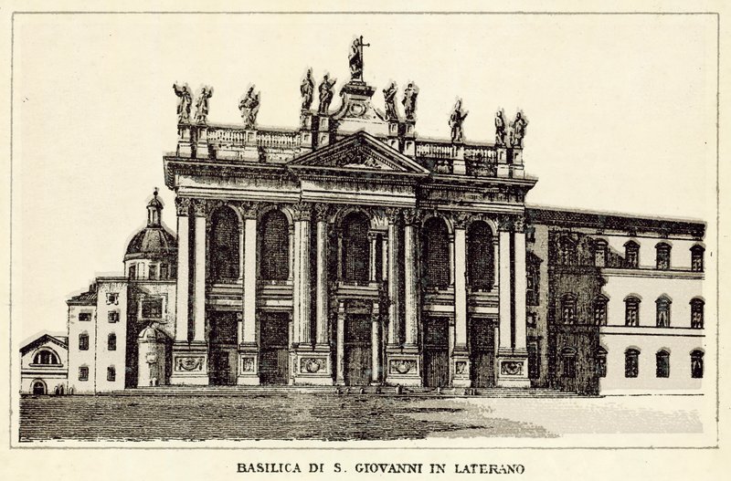 Rome: Basiliek van Sint-Jan van Lateranen door Italian School