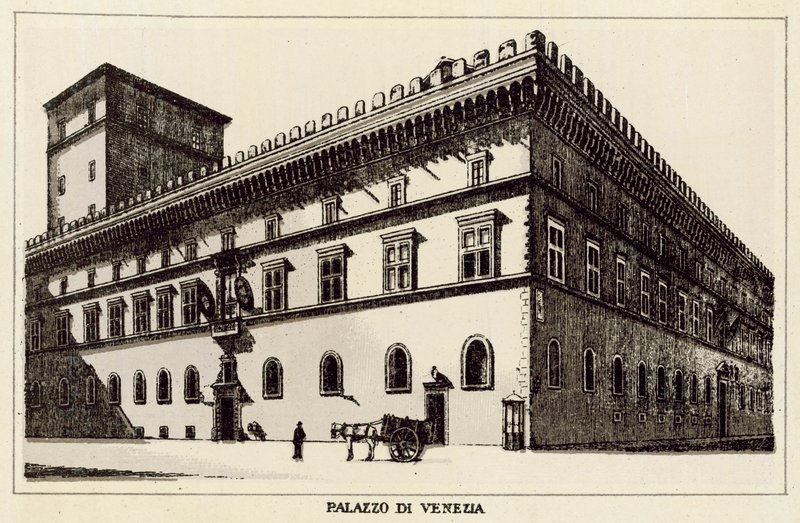 Rome: Paleis van Venetië door Italian School
