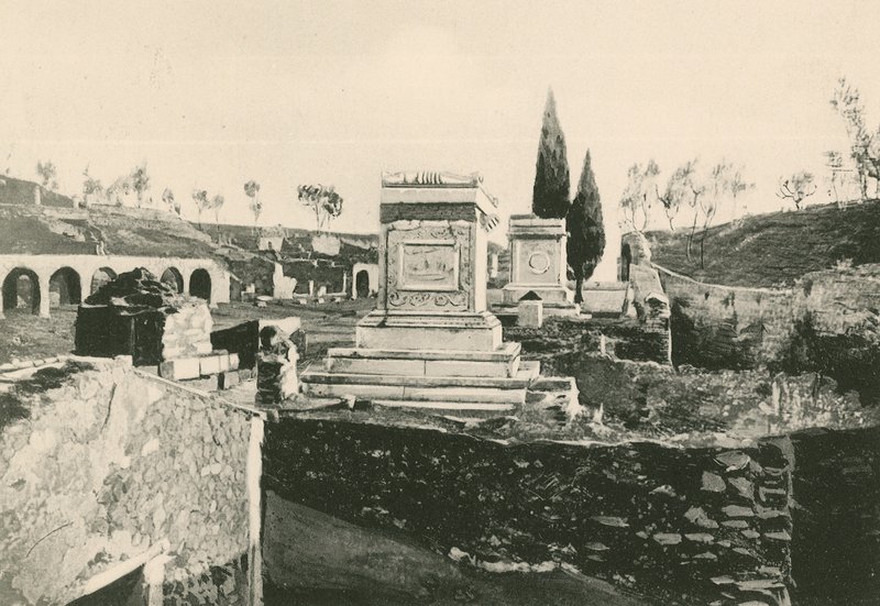 De Ustrinum of Crematorium zoals het is door Italian School