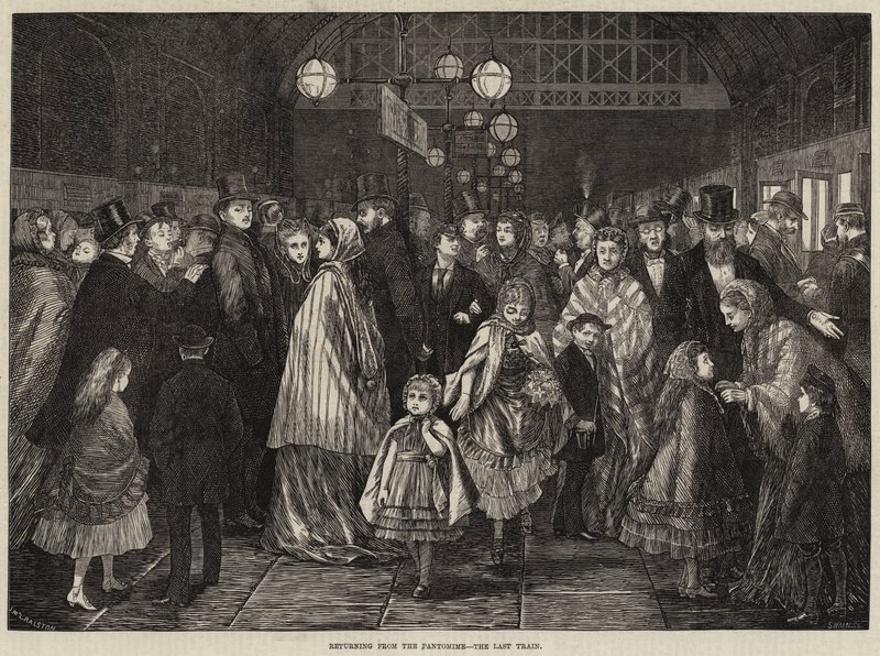 Terugkeer van de Pantomime, de laatste trein door J.M.L. Ralston