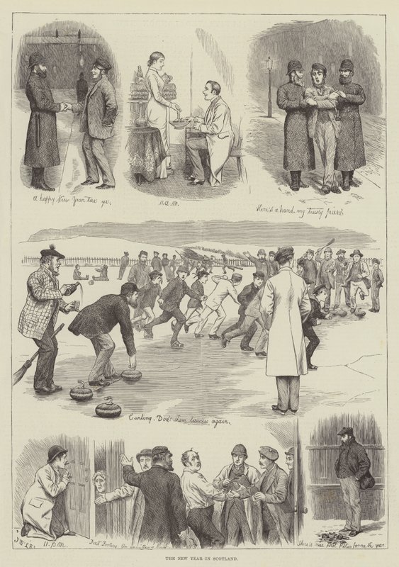 Het nieuwe jaar in Schotland door J.M.L. Ralston