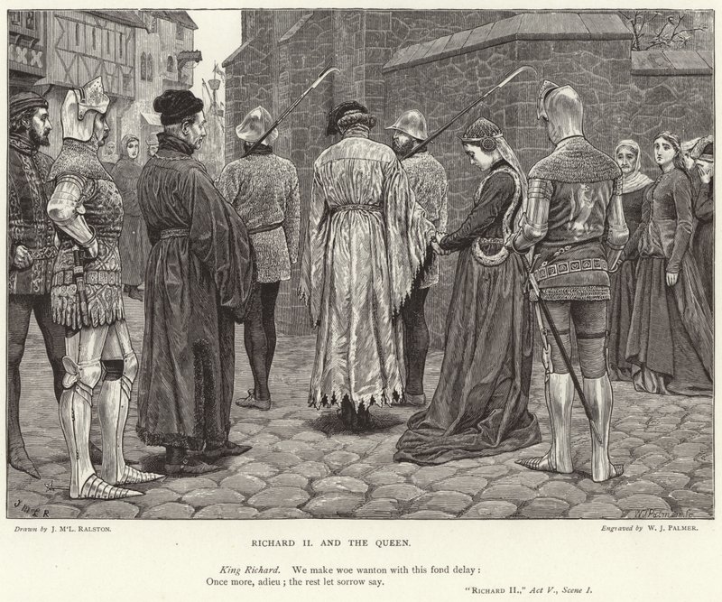 Richard II en de Koningin, Richard II, Act V, Scene I door J.M.L. Ralston