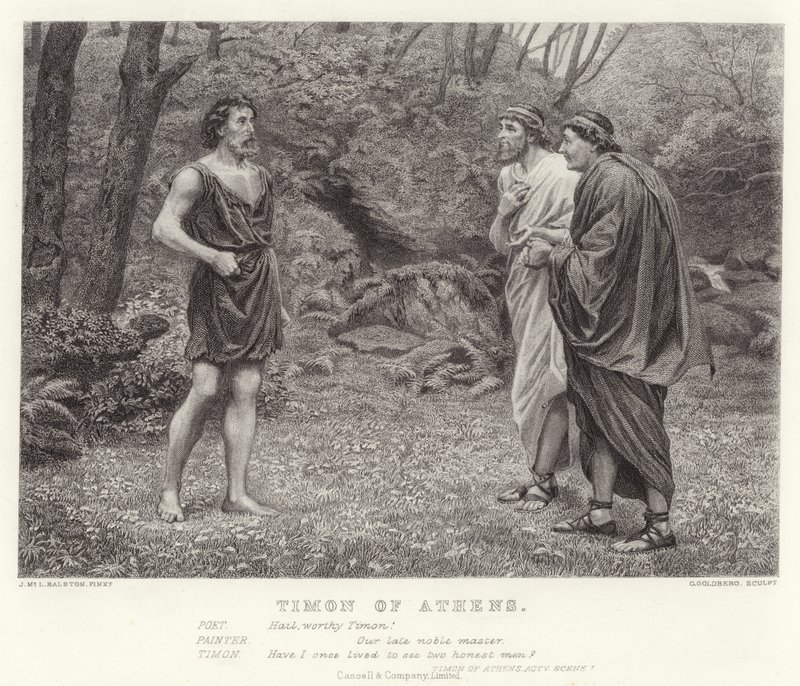 Timon van Athene, Timon van Athene, Act V, Scene I door J.M.L. Ralston