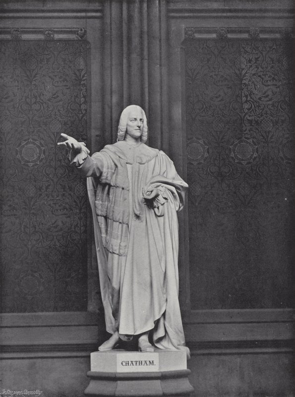 Standbeeld van Chatham door J. Benjamin Stone