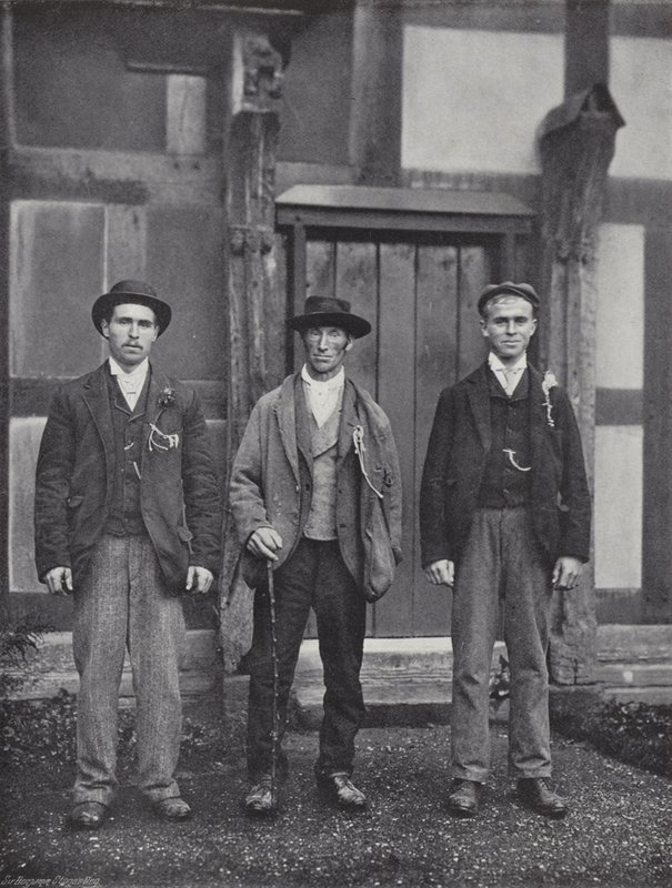 Stratford-on-Avon Mop, staan voor Huur door J. Benjamin Stone