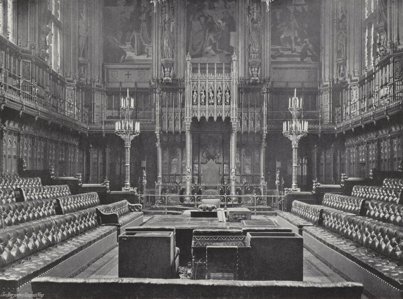 Het Hogerhuis door J. Benjamin Stone