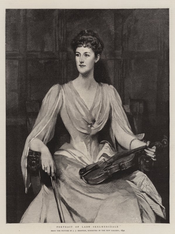 Portret van Lady Skelmersdale door James Jebusa Shannon