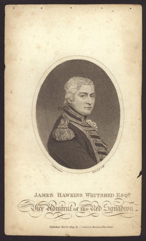James Hawkins-Whitshed, Britse admiraal door James (after) Northcote