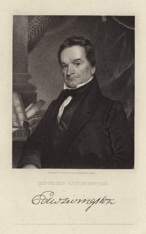 Edward Livingston door James Barton Longacre