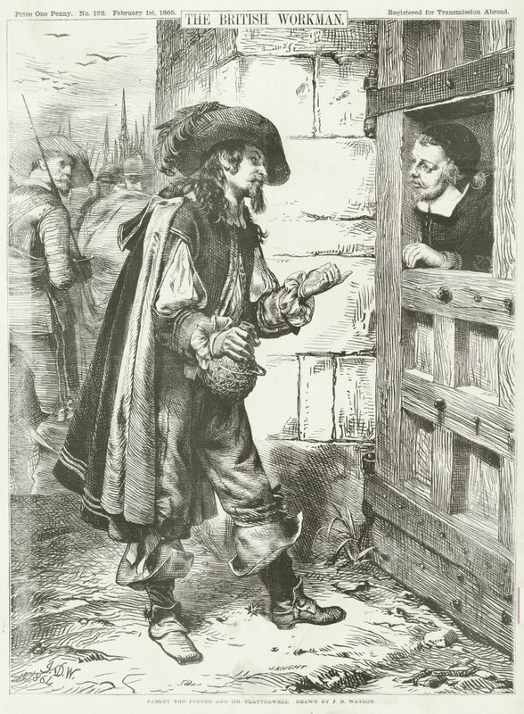 Parley de Portier en Meneer Flatterwell door James Dawson Watson