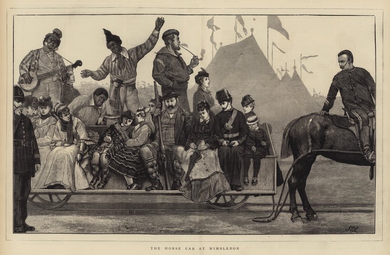 De Paardentram in Wimbledon door James Dromgole Linton