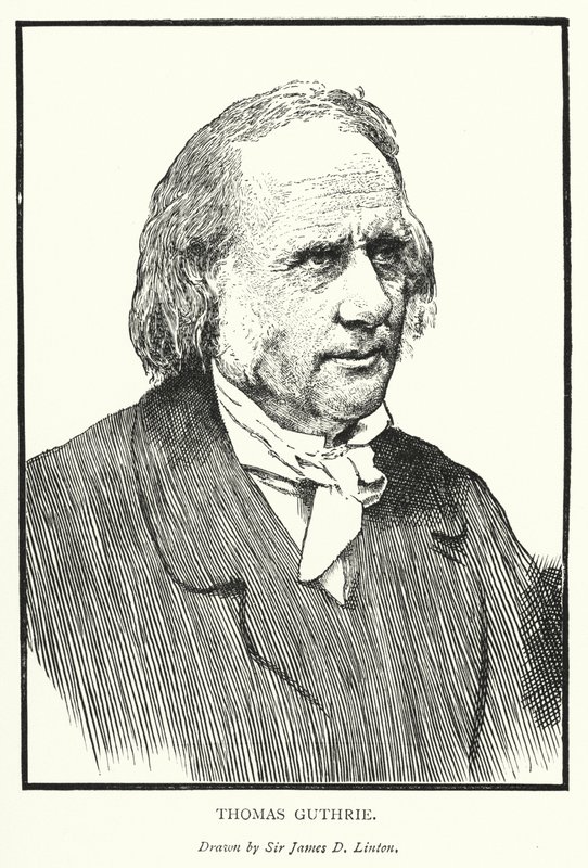 Thomas Guthrie (gravure) door James Dromgole Linton