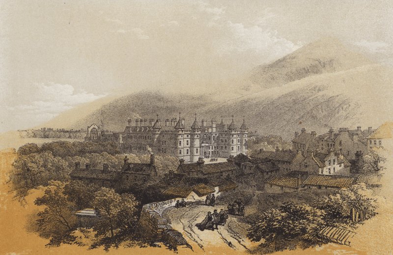 Holyrood Palace door James Duffield Harding
