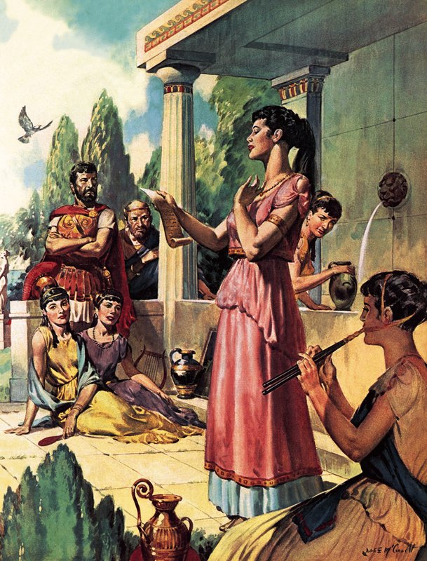 Sappho -- Hoogste vrouwelijke dichteres door James Edwin McConnell