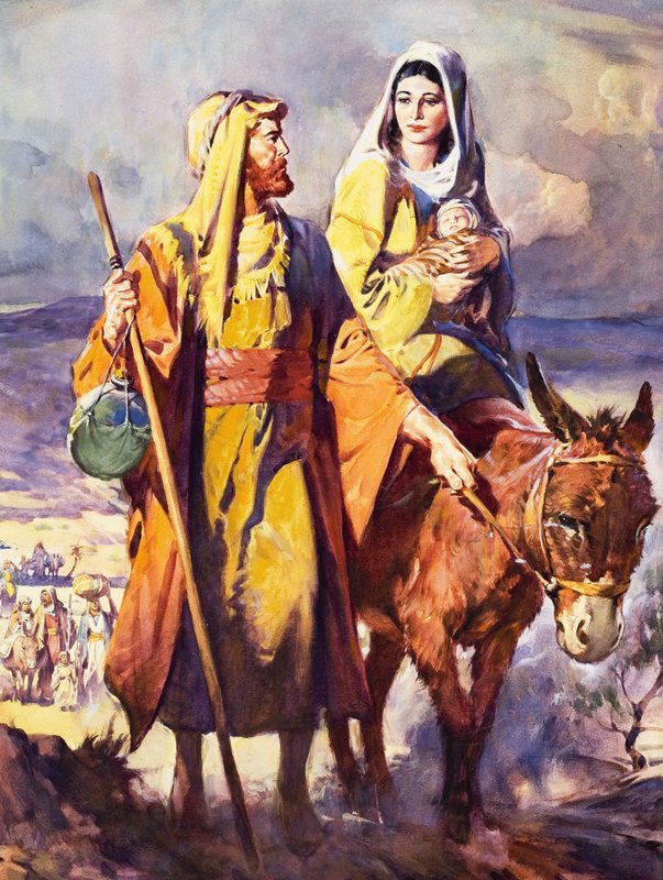 De vlucht naar Egypte door James Edwin McConnell