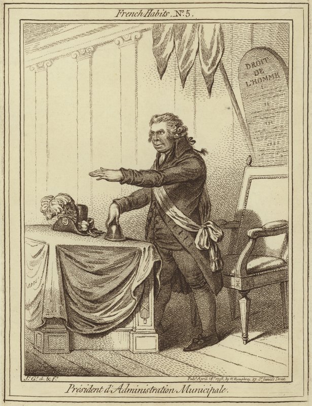 Karikatuur van John Horne Tooke door James Gillray