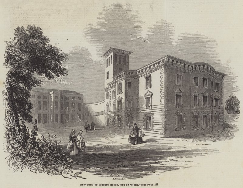 Nieuwe vleugel van Osborne House, Isle of Wight door James Herring