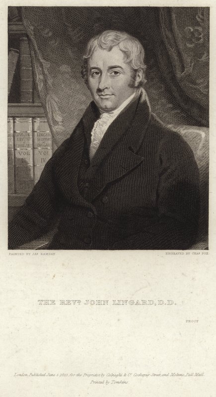 Portret van John Lingard door James Ramsay