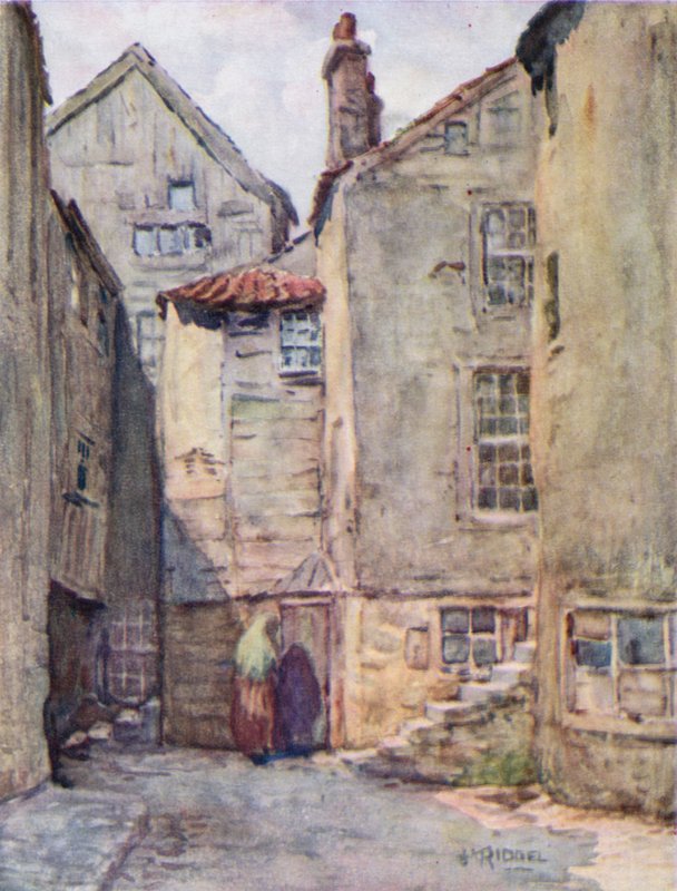 Oude Huizen, College Wynd door James Riddel