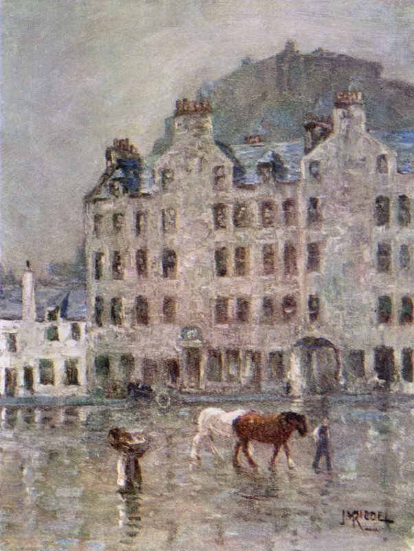 White Hart Inn, Grassmarket door James Riddel
