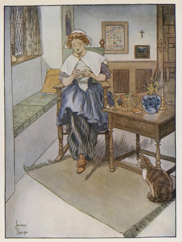 Illustratie voor The Compleat Angler door Izaak Walton door James Thorpe
